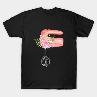 Peach Hand Mixer Kitchen Cooking Tool T-Shirt